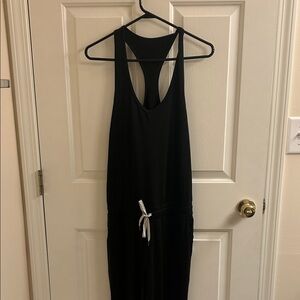 Vuori Black Razorback/Sleeveless Jumpsuit